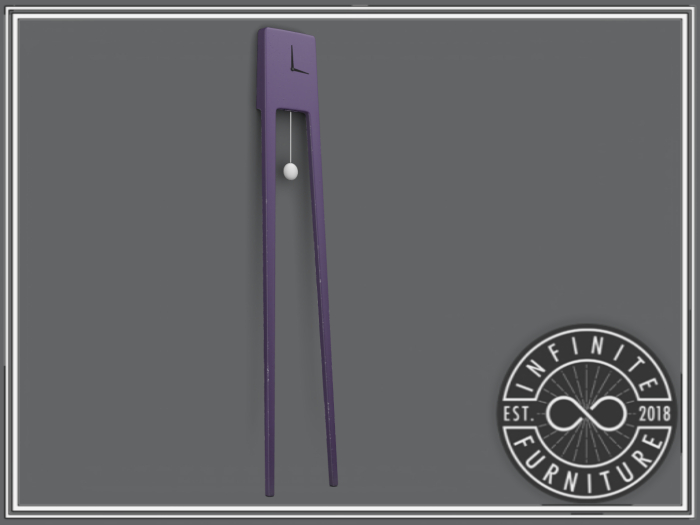 Infinite - Ivory Clock (Purple)