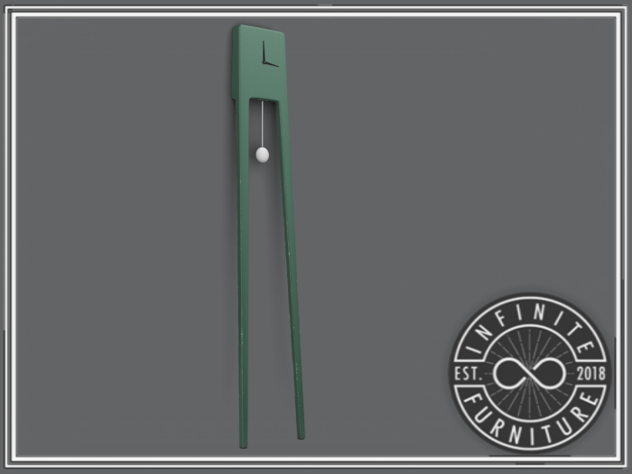 Infinite - Ivory Clock (Green)