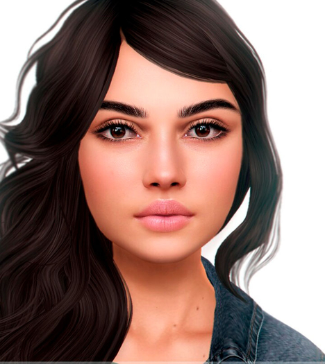 Venus BOM skin for Catwa  Ruda - Milk Tone black brows
