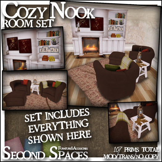 Cozy Nook Room Set (bxd)