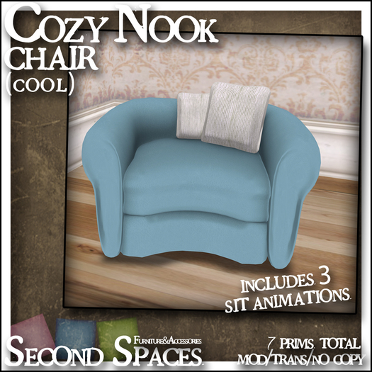 Cozy Nook (cool) chair (bxd)