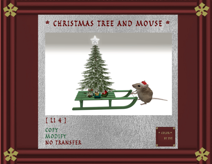 Christmas Tree and Mouse V. 1CM