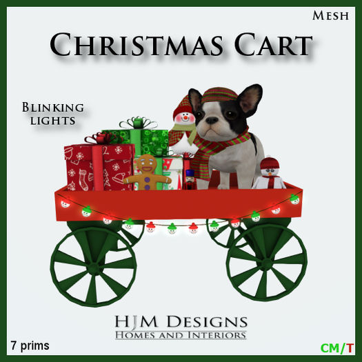Christmas Cart Boxed