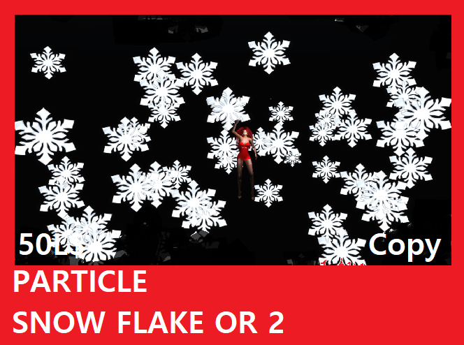 PARTICLE JUST A SNOW FLAKE OR 2