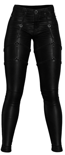 RIOT / Roux Harnessed Pants - Black | Maitreya / Belleza / Slink / Legacy