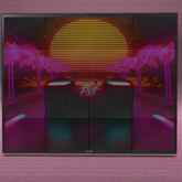 Animated Screen Retro Vice Car