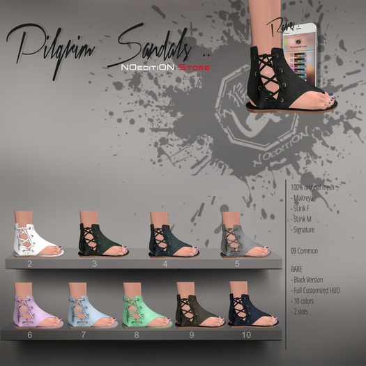 -NOeditiON- Pilgrim Sandals - SLinkM 05 COMMON