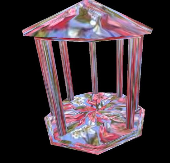 ***Qs Gazebo Blossom 1 Prim BOX