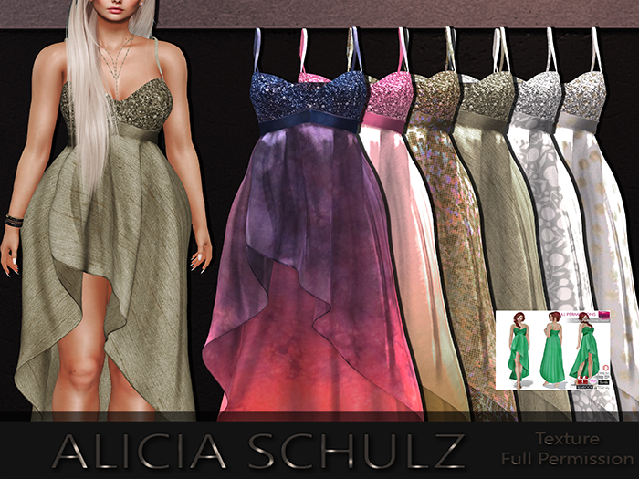 [Alicia Schulz] Texture for MI962230 Spaghetti Strap Dress SET3