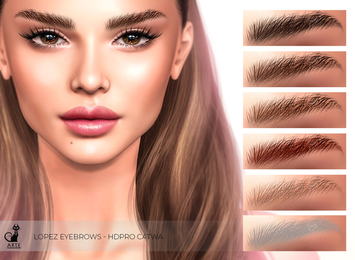 A R T E - Lopez Eyebrows [HDPRO Catwa]