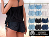 Addams - Zillow - Side Lace Shorts #FATPACK