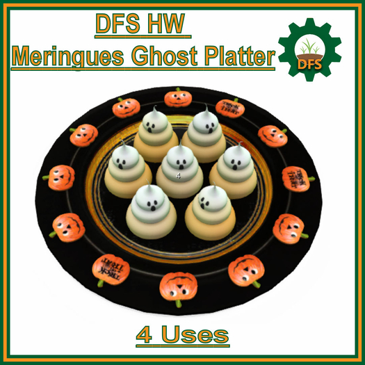 DFS HW Meringues Ghost Platter (Texture)