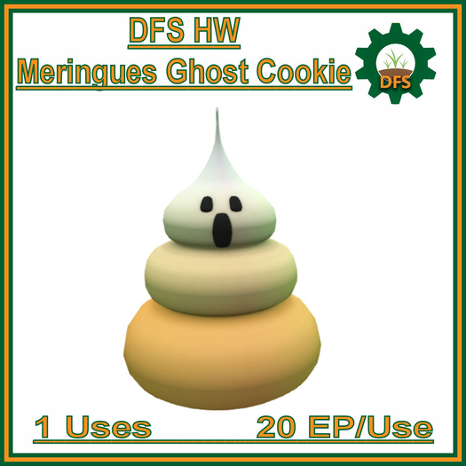 DFS HW Meringues Ghost Cookie (Texture)