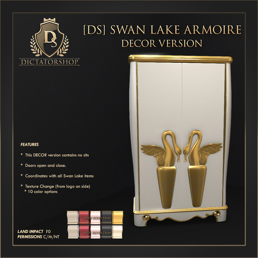 [Ds] Swan Lake Armoire DECOR