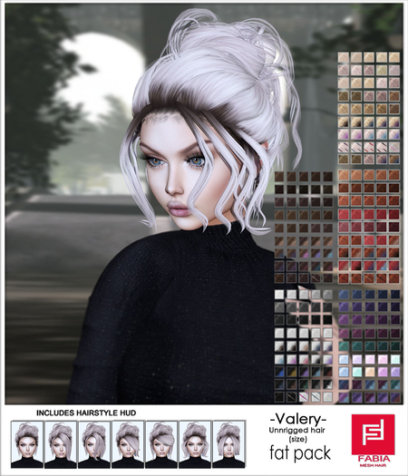 -FABIA- Mesh Hair   < Valery> FatPack