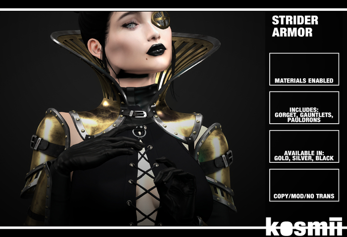kosmii :: Strider Armor [black] [boxed]