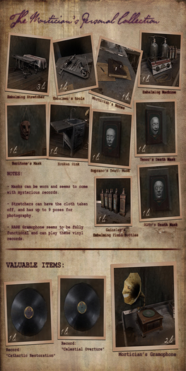 [ContraptioN] Mortician's Notes BOXED