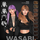 Wasabi // Nina Mesh Hair - Browns