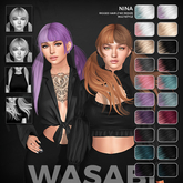 Wasabi // Nina Mesh Hair - Lunar Ombre