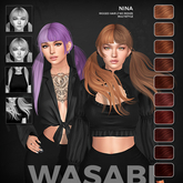 Wasabi // Nina Mesh Hair - Reds