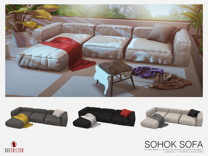 [Bad Unicorn] Sohok Sofa - PG (WEAR TO UNBOX!!)