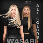 Wasabi // Midnight Mesh Hair - All colors