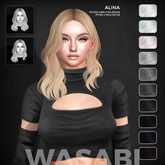Wasabi // Alina Mesh Hair - B&W