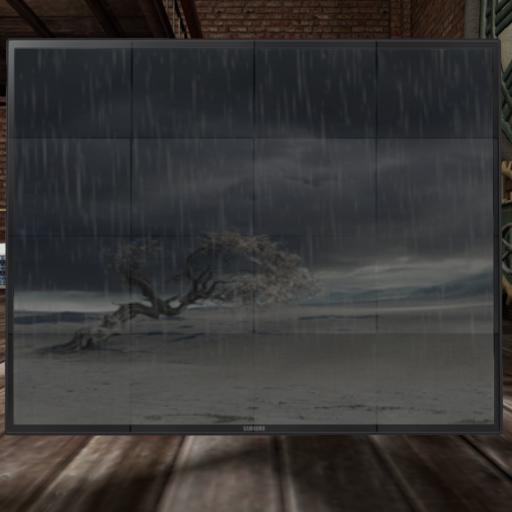 Animated Screen Rain Beach