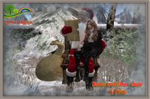 Lady's Garden - Santa tradition - chair 4 Prim