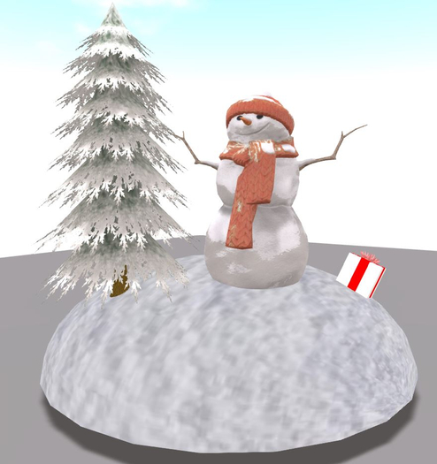 pink snowman 