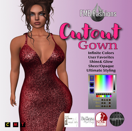FMB Cutout Gown (wear to unpack)
