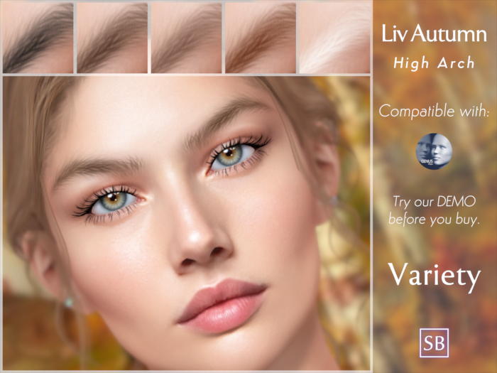 Eyebrows, Genus: LivAutumn.HighArch.Variety