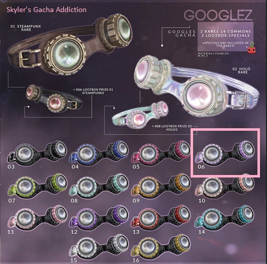 06[Cubic Cherry] {GoogleZ} LILAC (BOX)