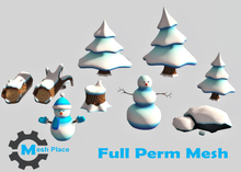 Mesh Place - Winter Forest Fantasy Pack - Full Perm Mesh