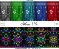 Ethnic Vibe Patterns Kit 10 Seamless Textures NM