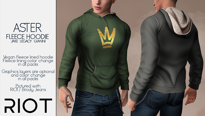 RIOT / Aster Hoodie - Fatpack | Jake/ Gianni / Legacy