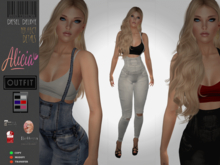 [DIESELdeluxe] Alicia Jumpsuit Jeans & Top Fatpack All Pack