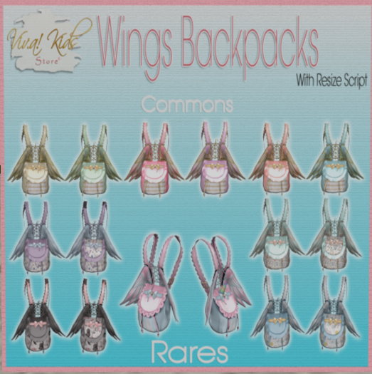 [Vk!] Wings Backpack Butterflies Opt1