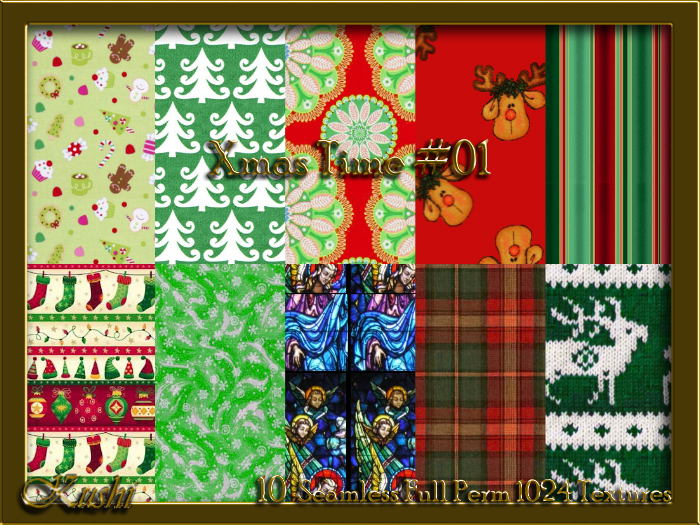 !Kushi! XmasTime01 Textures -WearToUnpack
