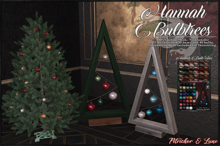:[P]:- Hannah Bulbtrees & Ornaments
