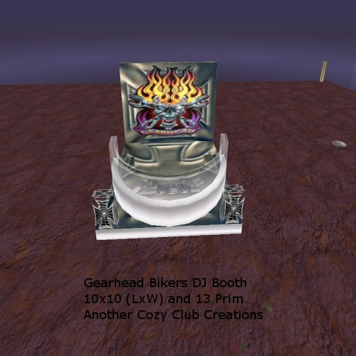 Gearhead Biker DJ Booth Boxed