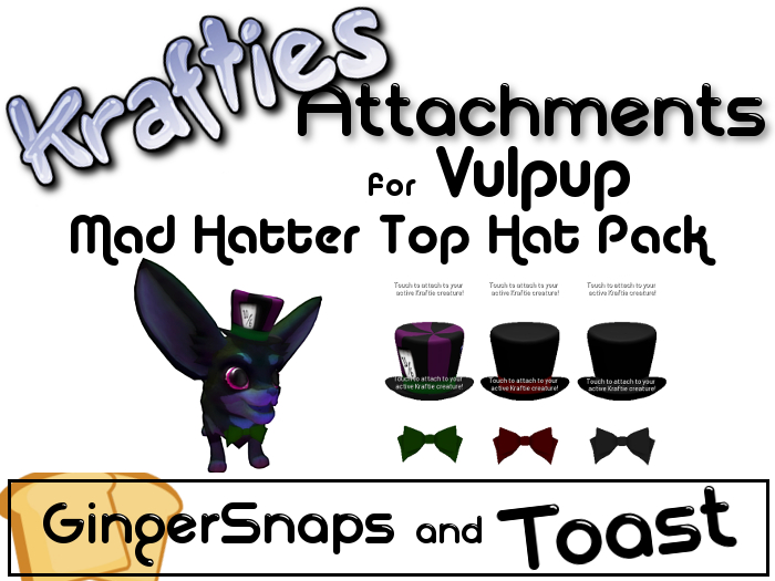 ^GT^ Mad Hatter Top Hat Pack for Vulpup