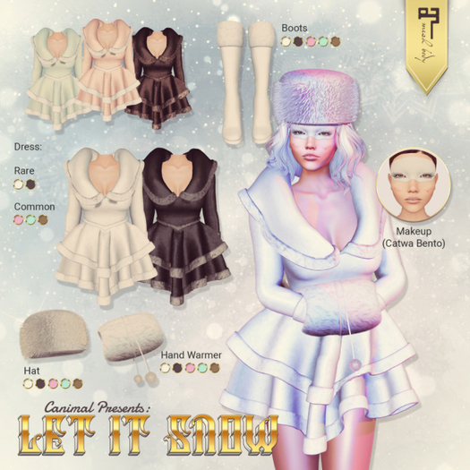[Canimal] Let It Snow - Hand Warmer Brown