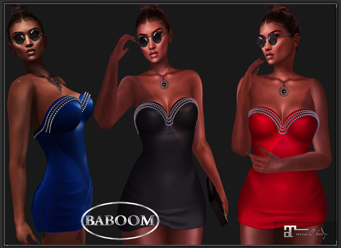 Baboom-Jody- minidress-red-maitreya-unapackME/HUD