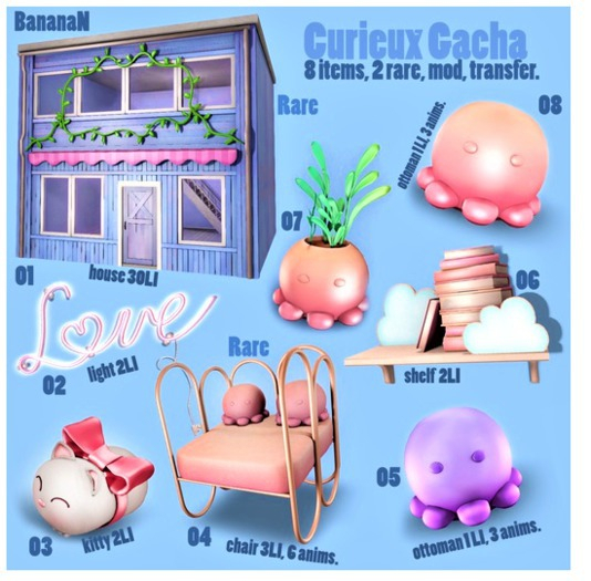04 Curieux Gacha - chair RARE