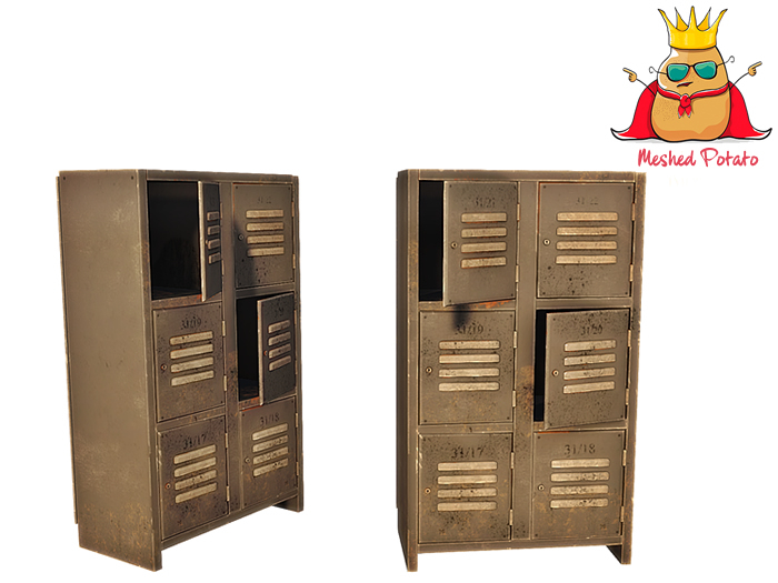 Meshed Potato - Metal Cabinet - Full Perm Mesh