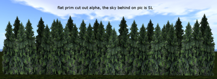 .:PIPER`s:. Pine Trees Panorama Privacy Screen
