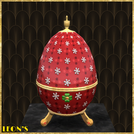 LEON'S Fantasy Christmas Egg with Music - Mesh