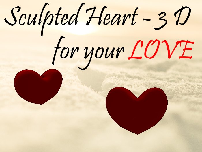 sculpted heart CM