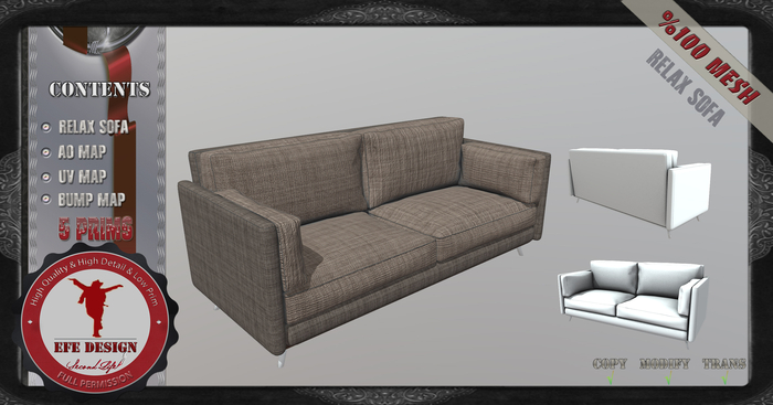 Relax Sofa Full Permission Efe Design